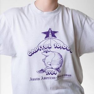 “Capitol 10,000” single stitch tee from the 80’s.